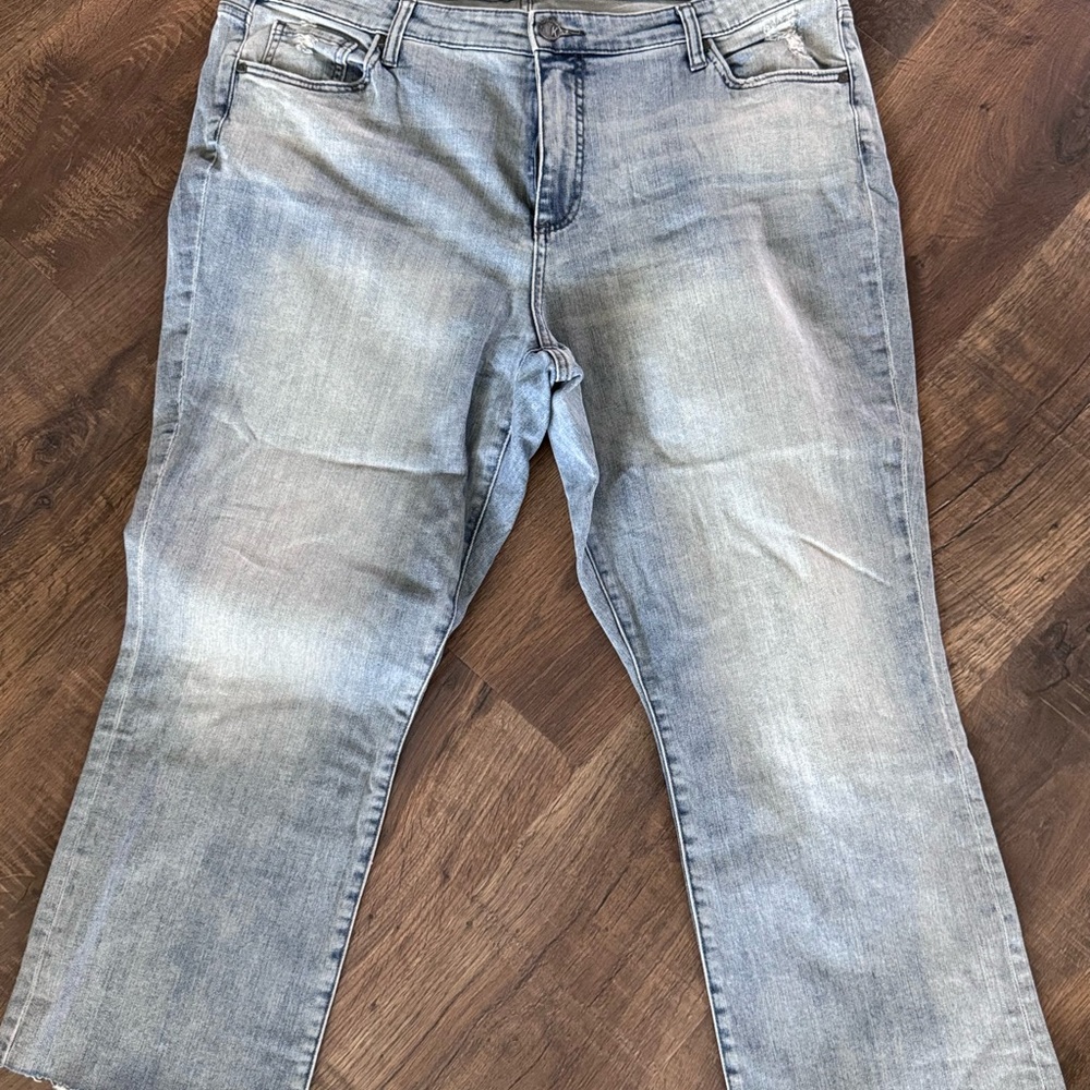 Kut from the Kloth Light Gray Ankle Jeans